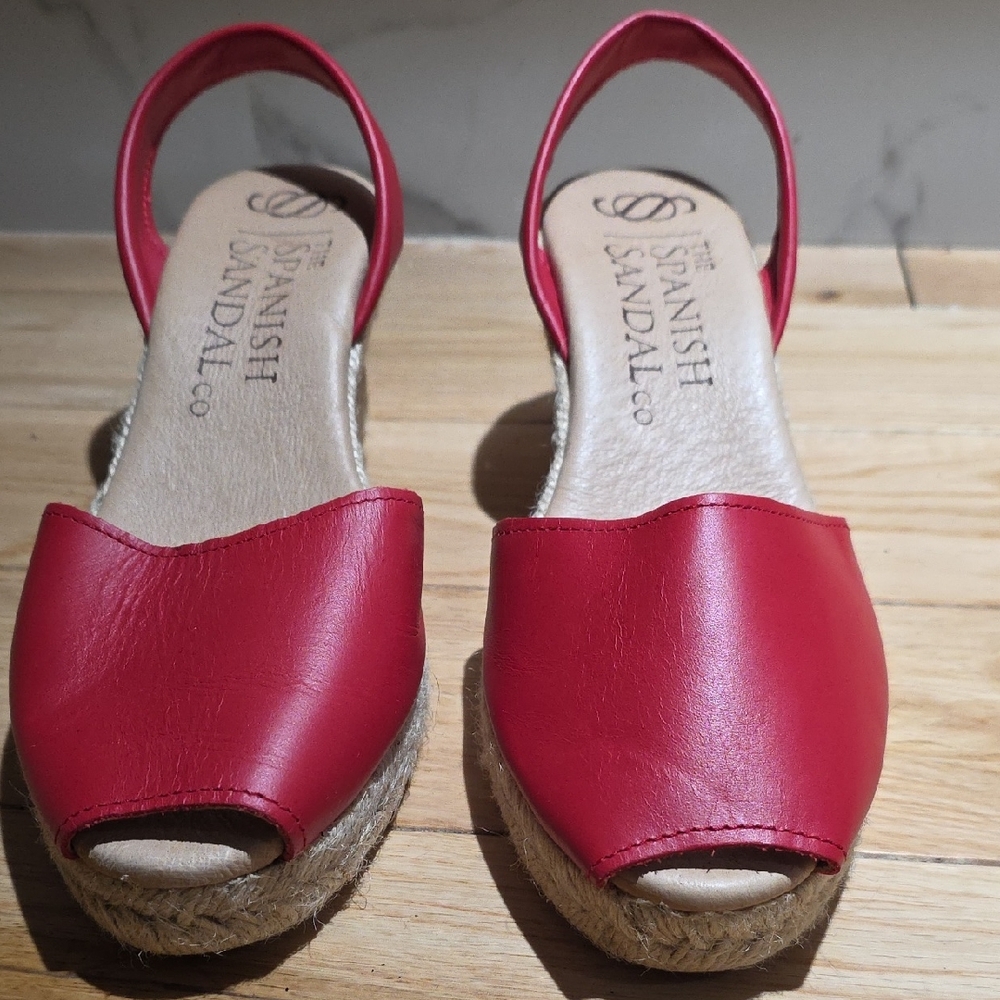 SPANISH SANDAL CO Red Women's Shoes